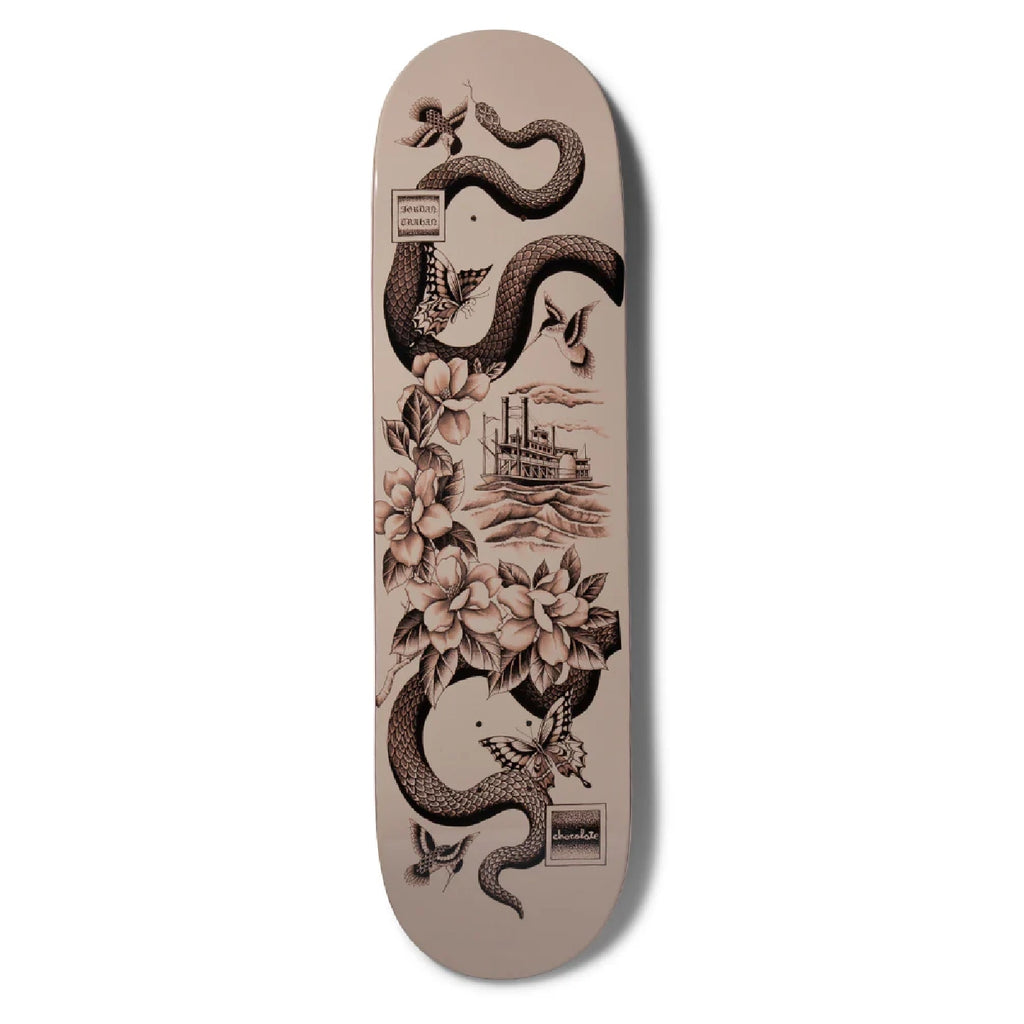 Chocolate Skateboards Bayou Jordan Trahan Skateboard Deck - 8.5" - bottom