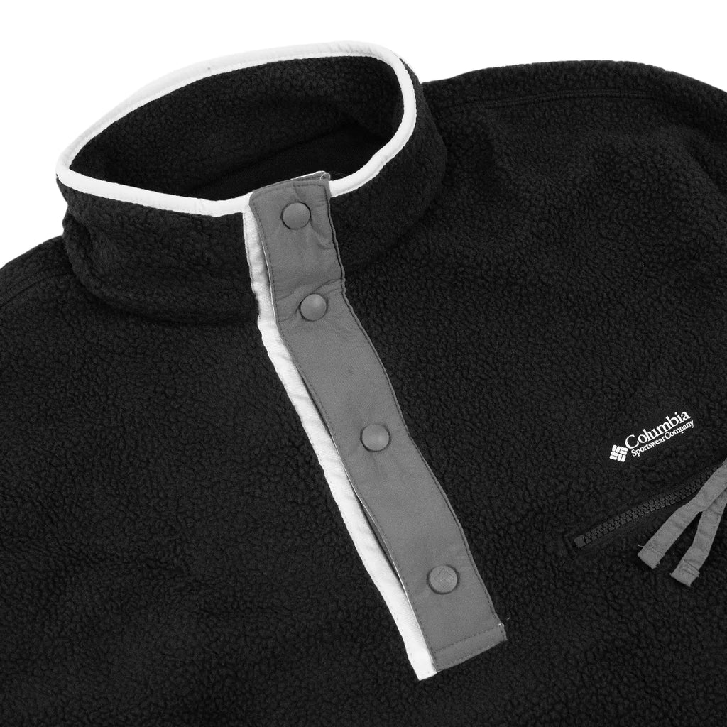 Columbia Helvetia II Half Snap Fleece Fleece - Black - front