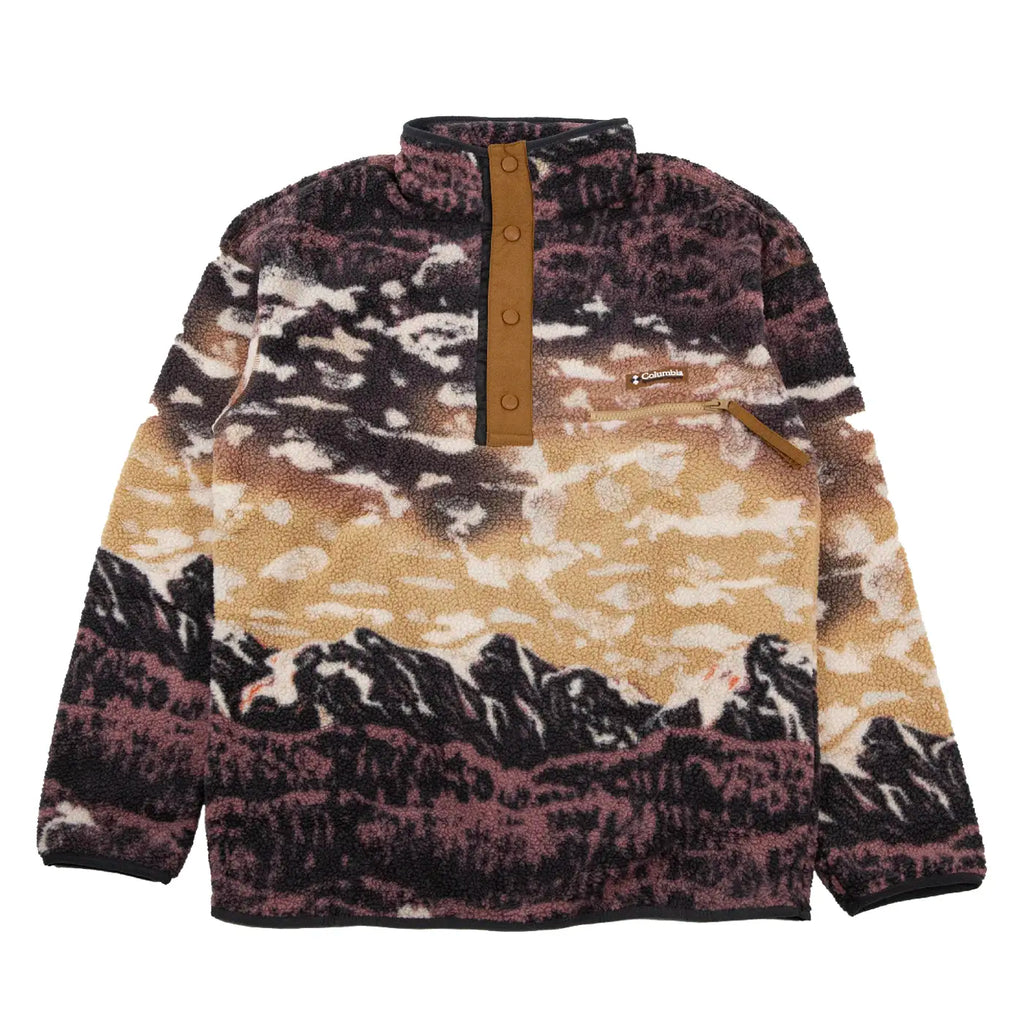Columbia Helvetia II Printed Half Snap Fleece - Camel Brown Sisters - main