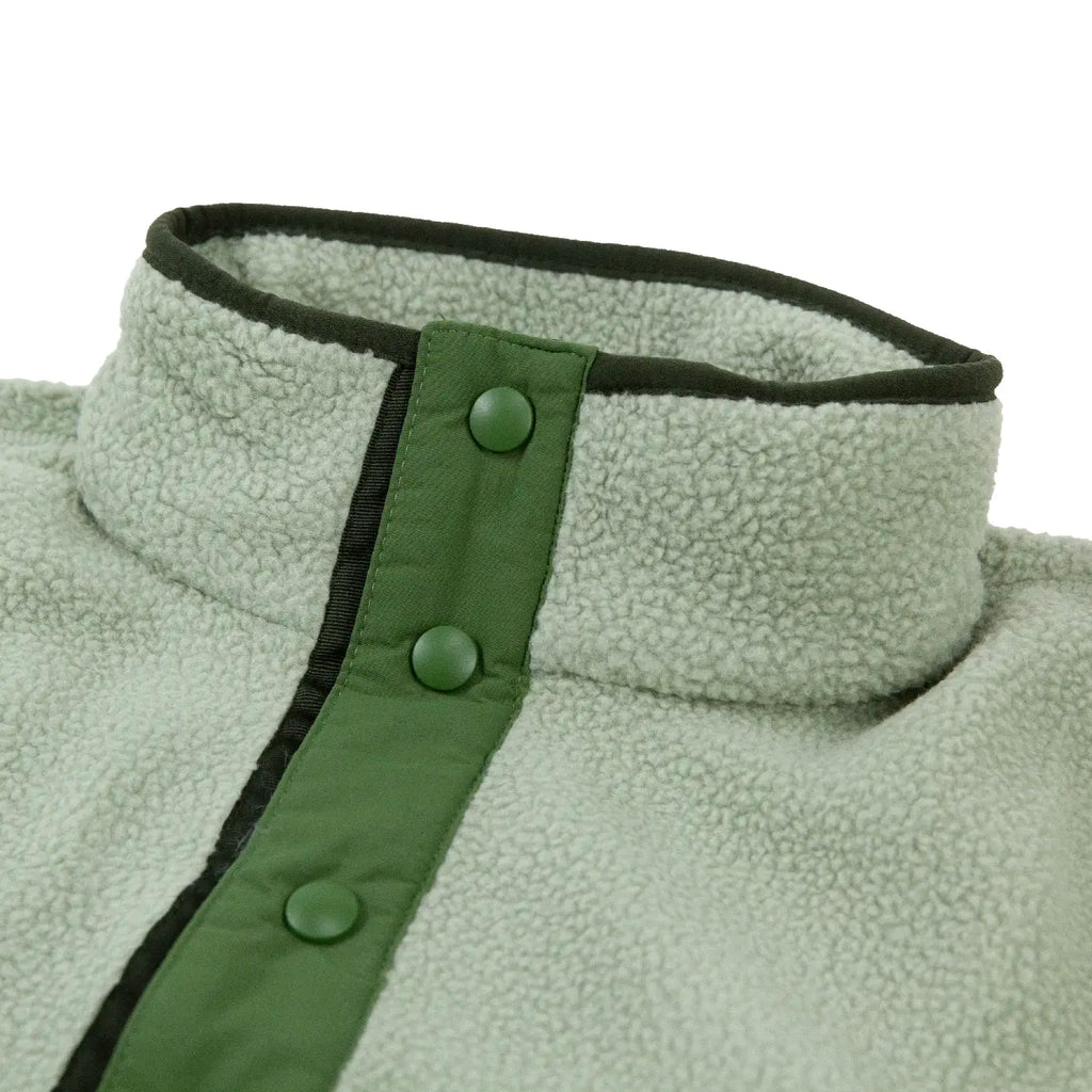 Columbia Helvetia II Half Snap Fleece Fleece - Safari - neck