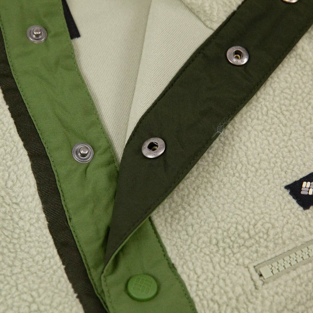 Columbia Helvetia II Half Snap Fleece Fleece - Safari - placket