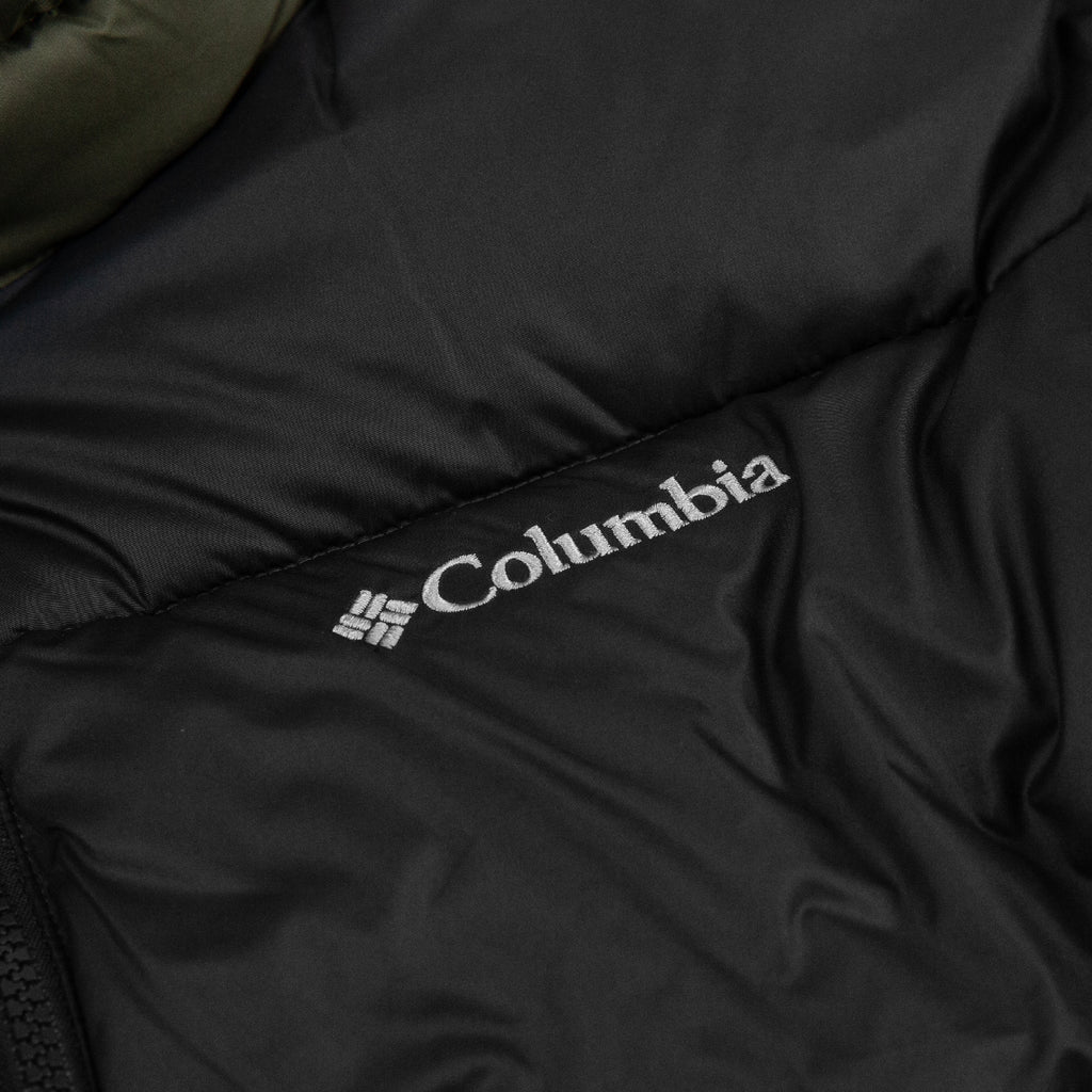 Columbia Pike Lake II Jacket - Stone Green / Shark - branding