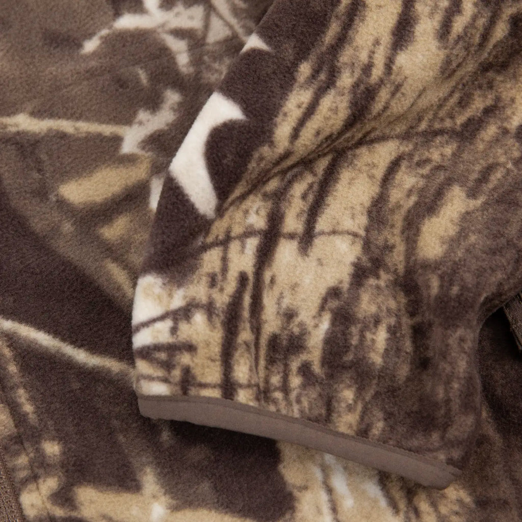 Columbia Sequoia Grove Printed Full Zip Fleece - Iron Timberwolf - sleeve