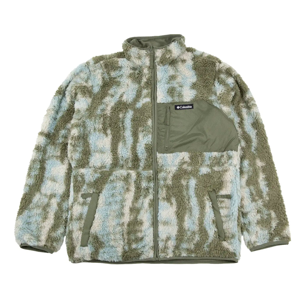 Columbia Winter Pass Reversible Fleece - Stone Green / Tracks - main