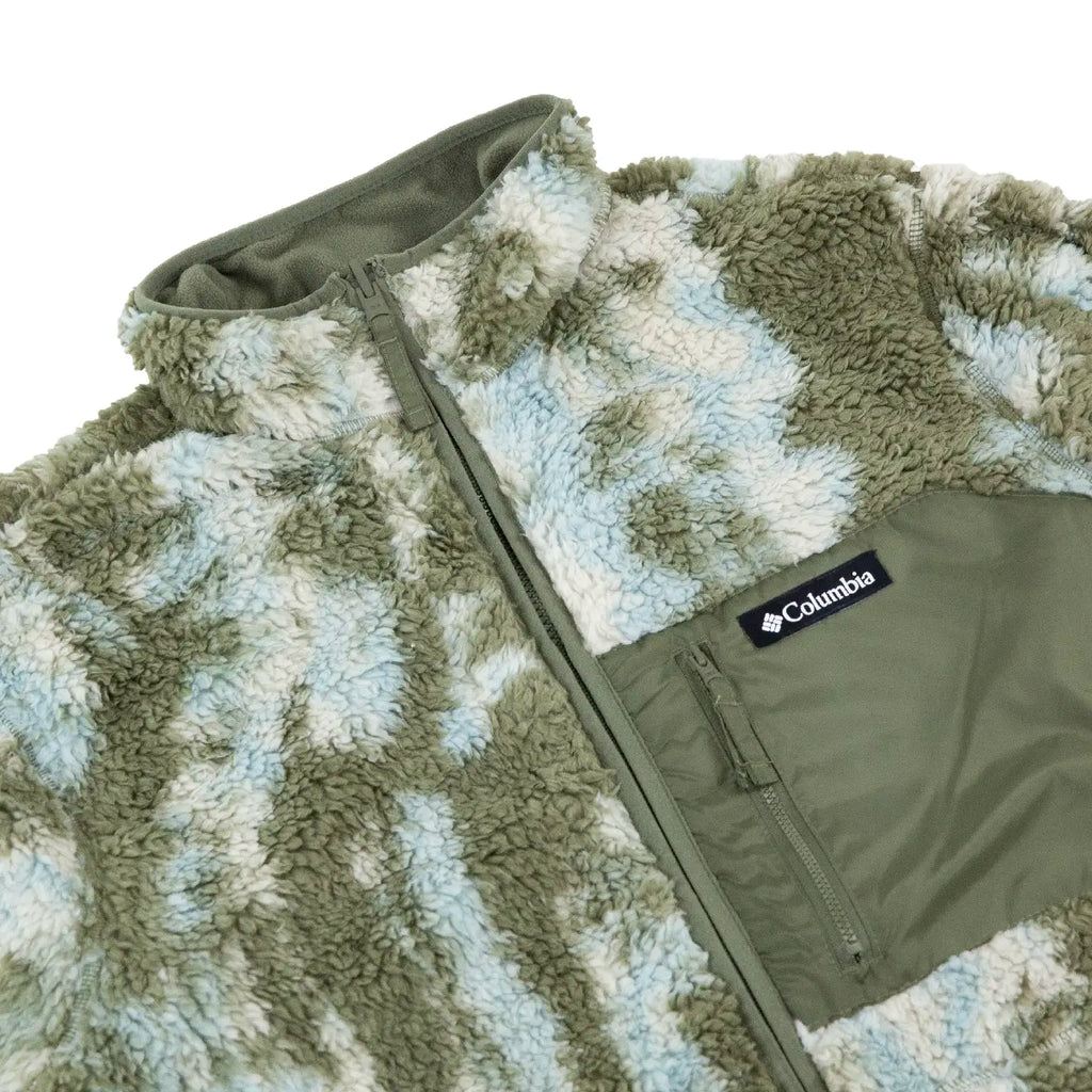 Columbia Winter Pass Reversible Fleece - Stone Green / Tracks - front