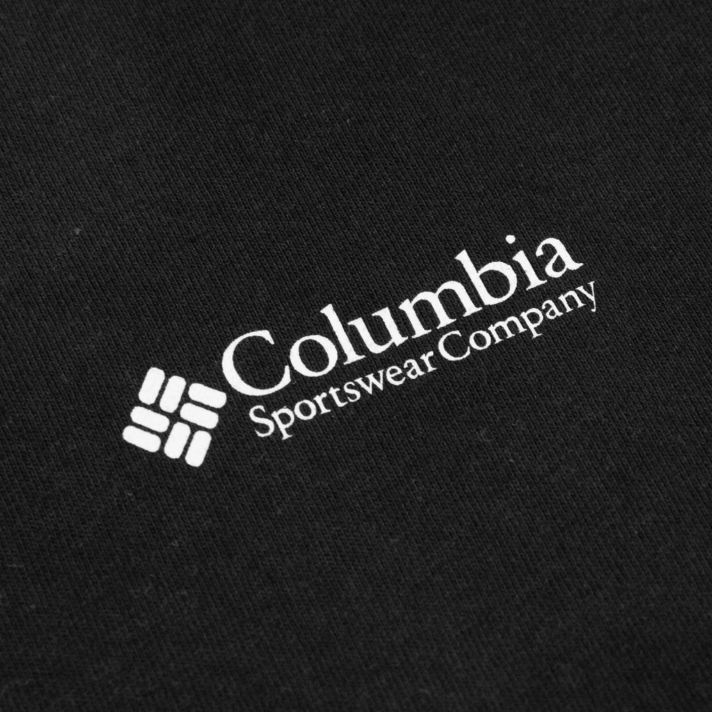 Columbia Explorers Canyon L/S T Shirt - Black - closeup