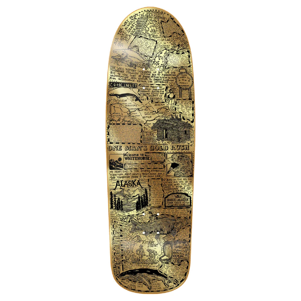 Heroin Skateboards Craig Questions Goldrush Skateboard Deck - 10″ - main