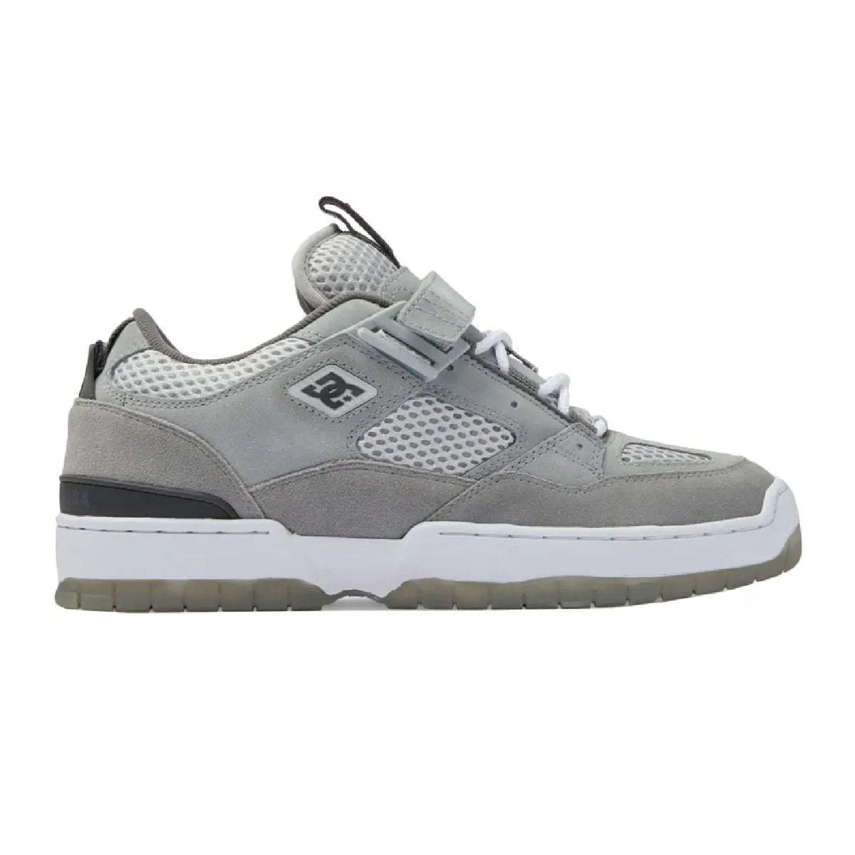 DC JS1 Skate Shoes Grey Grey Grey