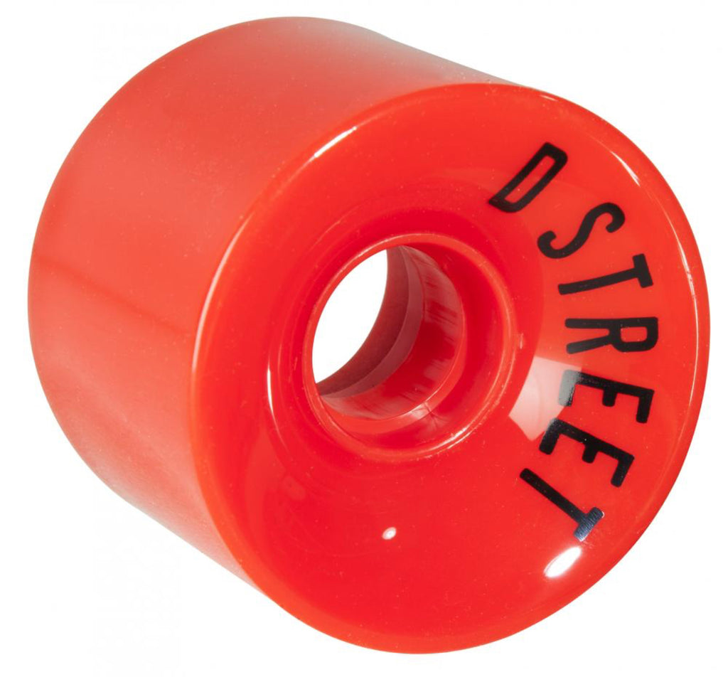 D Street 59 Cent 78A Red Cruiser Wheels - 59mm - main