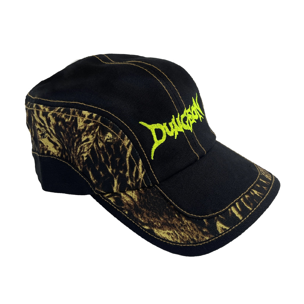 Dungeon Scrawl Logo Duck Canvas Cap - Camo Swirl - side