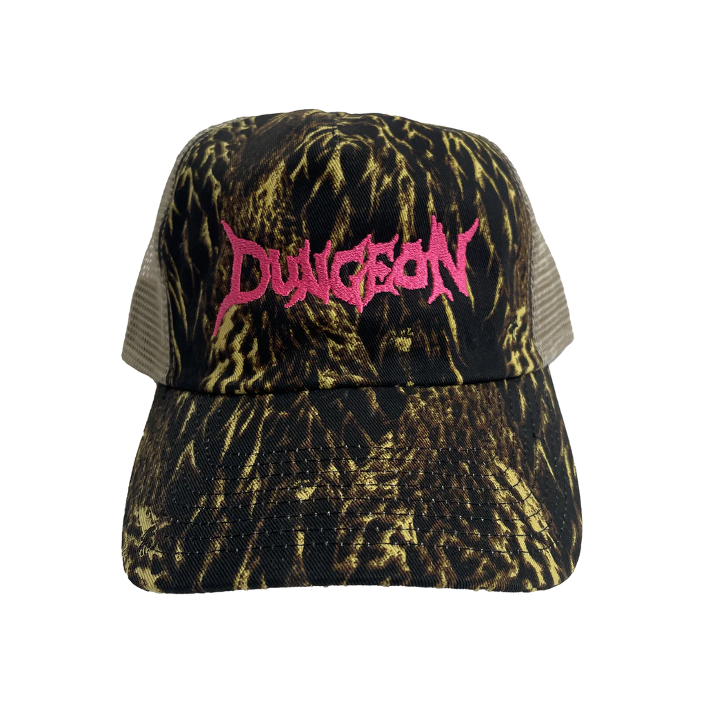 Dungeon Scrawl Logo Duck Canvas Cap - Duck Camo - front