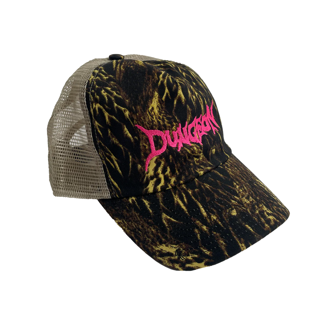 Dungeon Scrawl Logo Duck Canvas Cap - Duck Camo - back