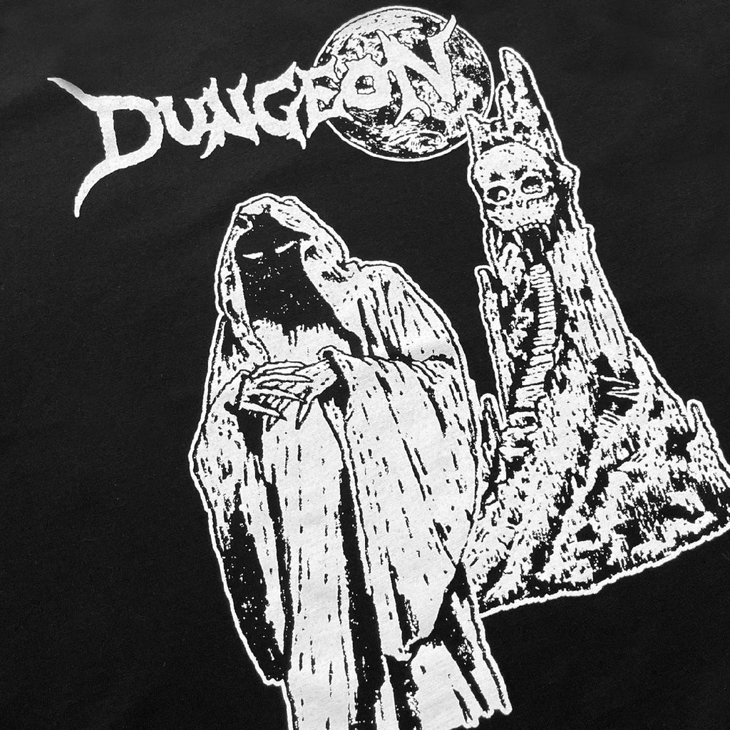 Dungeon The Island T Shirt - Black - closeup