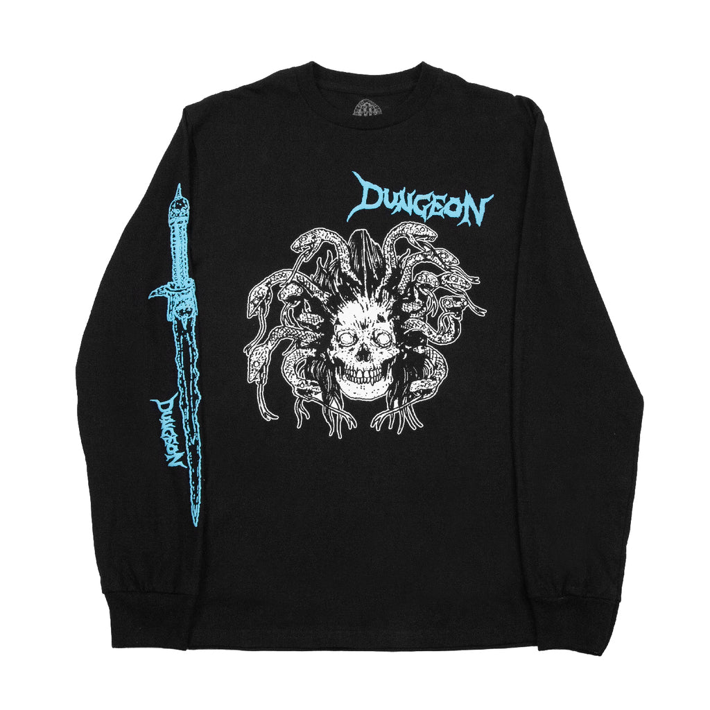 Dungeon Medusa L/S T Shirt - Black - main