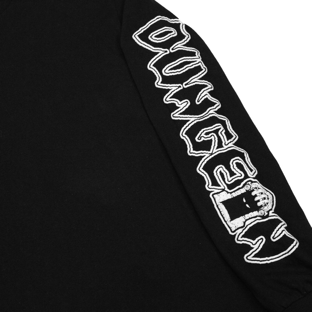 Dungeon Portcullis L/S T Shirt - Black - sleeve
