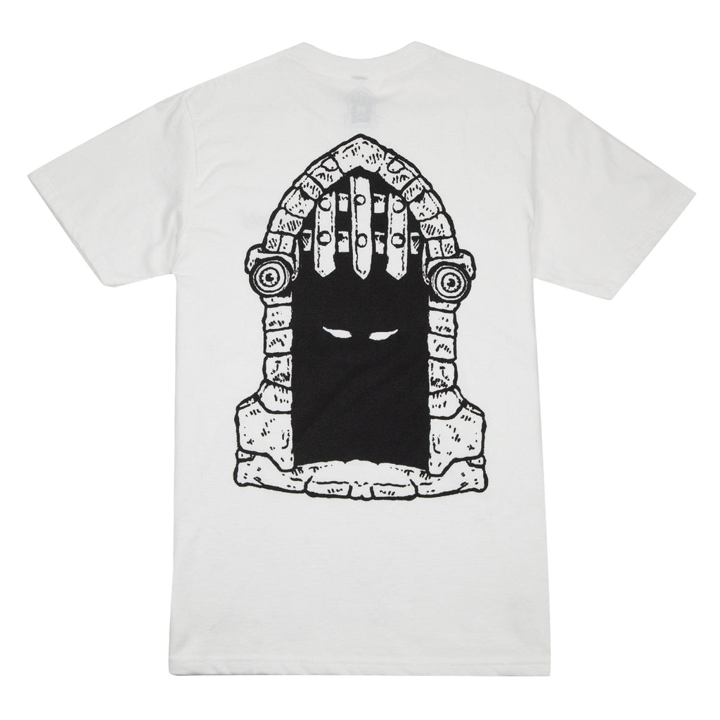 Dungeon Portcullis T Shirt - White - back