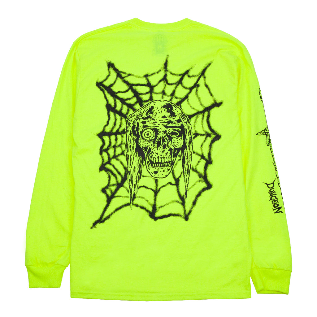 Dungeon Severed Survival L/S T Shirt - Safety Yellow - back