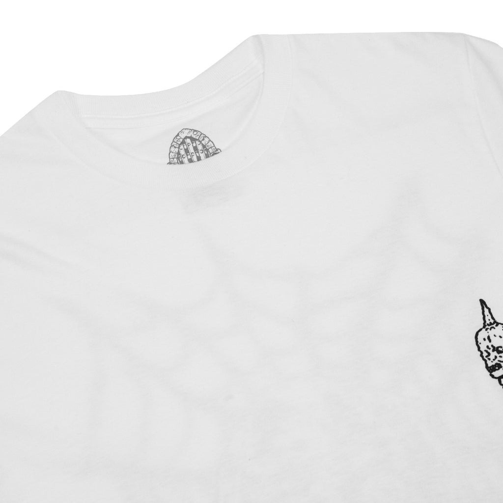 Dungeon Severed Survival T Shirt - White - neck