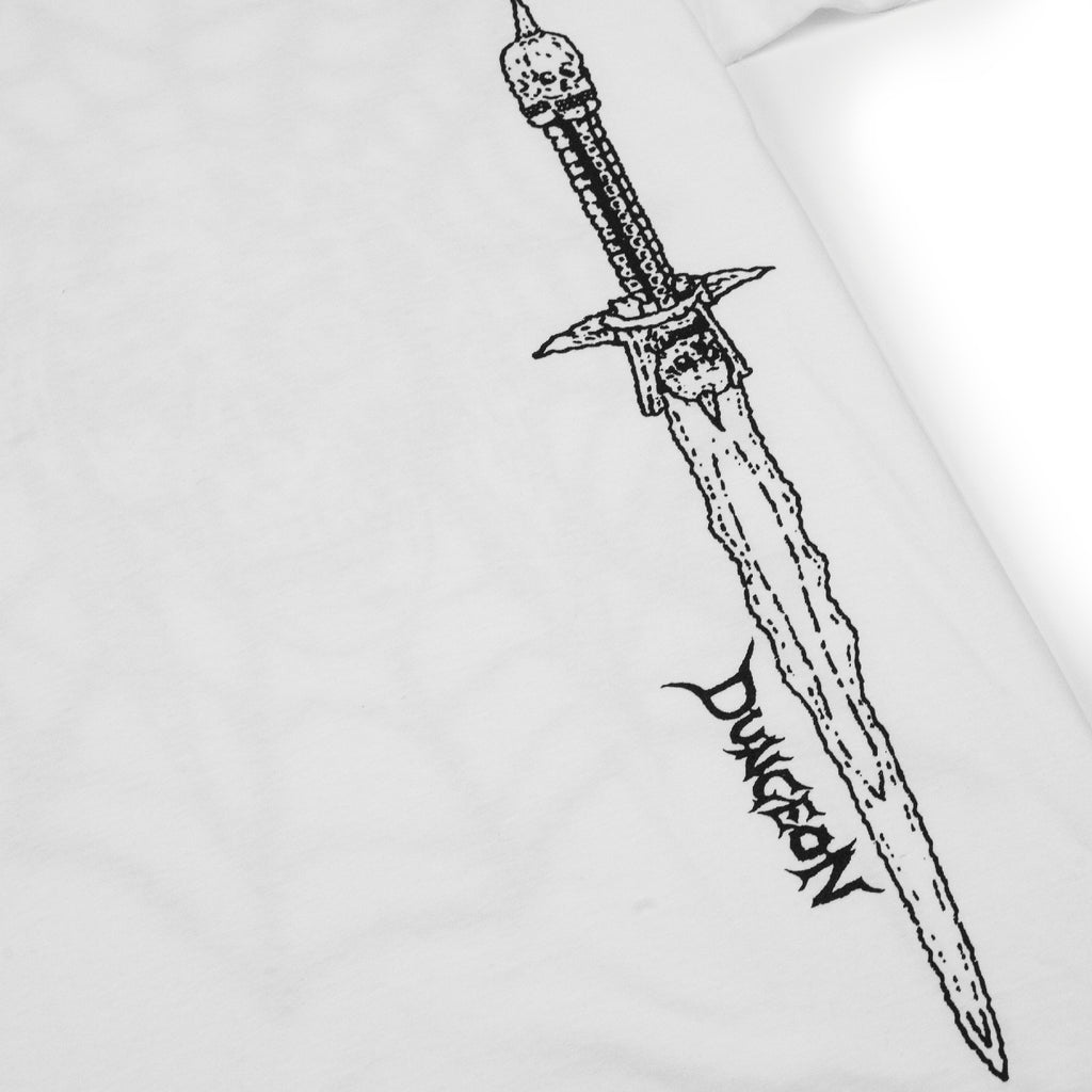 Dungeon Severed Survival T Shirt - White - closeup