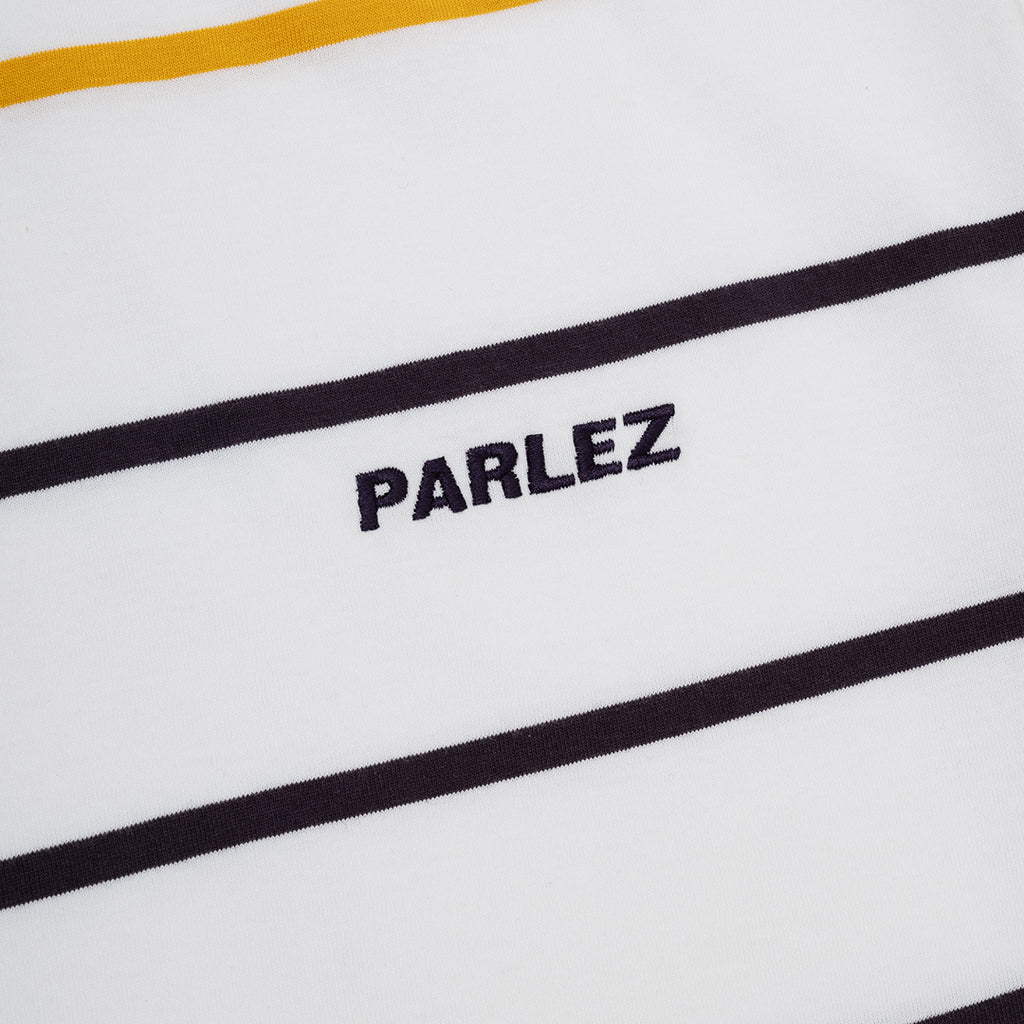 Parlez Element Stripe T Shirt - White