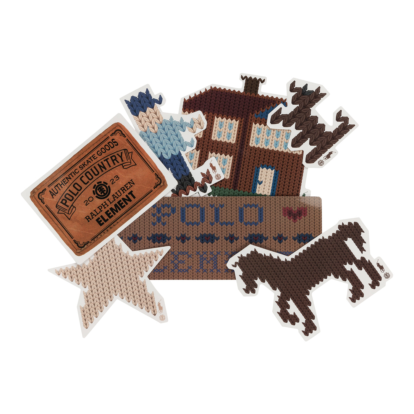Sticker Pack by Polo Ralph Lauren x Element Bored of Southsea