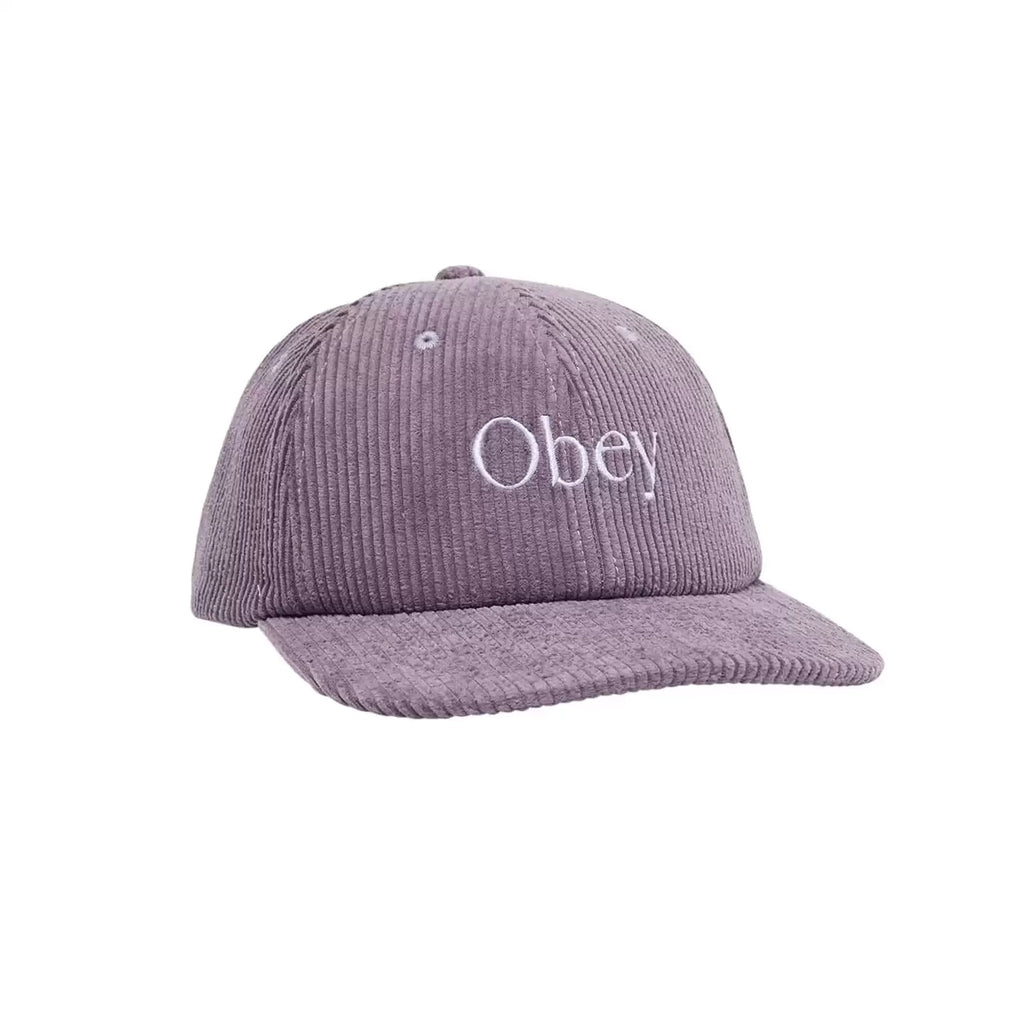 Obey Clothing Ellis 6 Panel Strapback Cap - Wineberry
