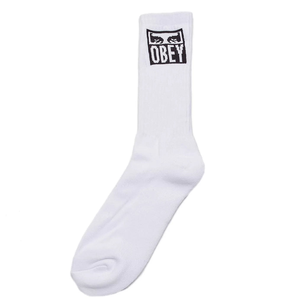 Obey Eyes Icon Socks - White