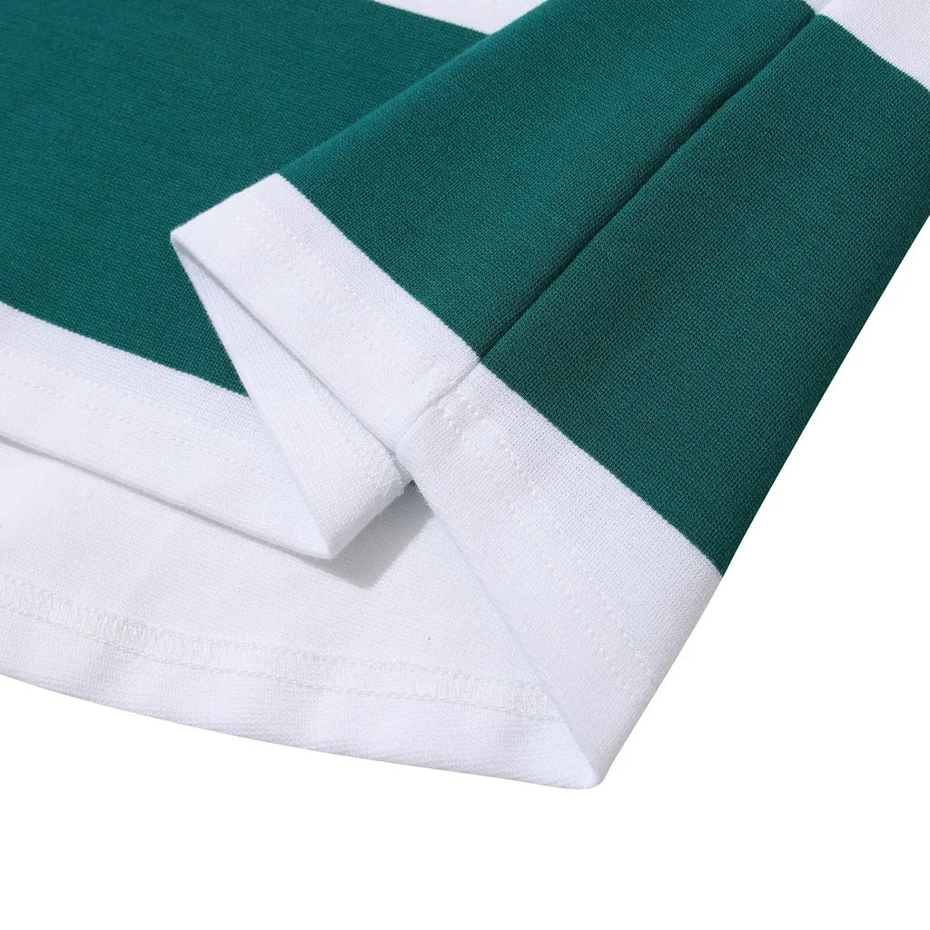 Helas Yard L/S Polo - Off White / Green