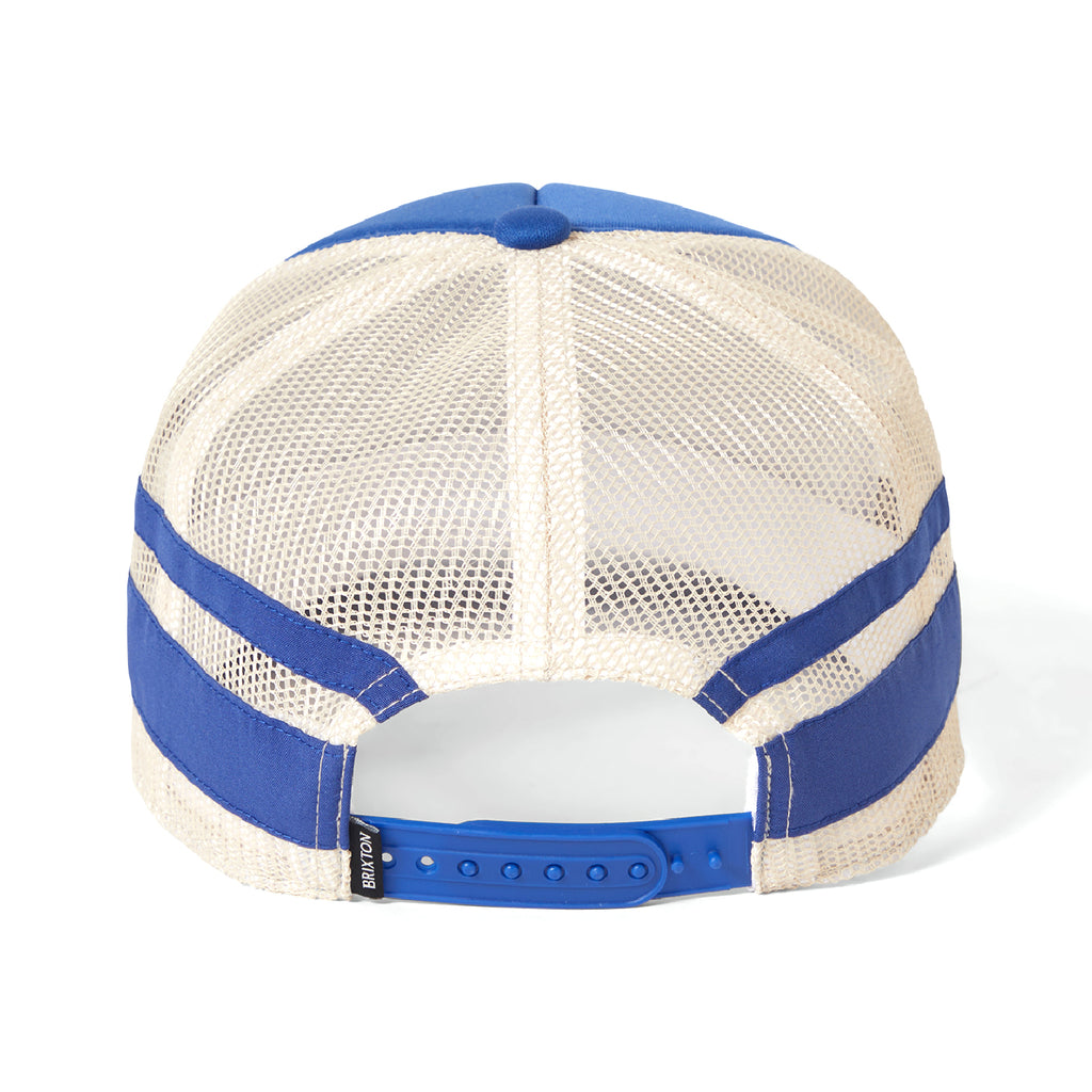 Brixton Ford Built Tough Trucker Cap - Ford Blue / Wimbledon White - back