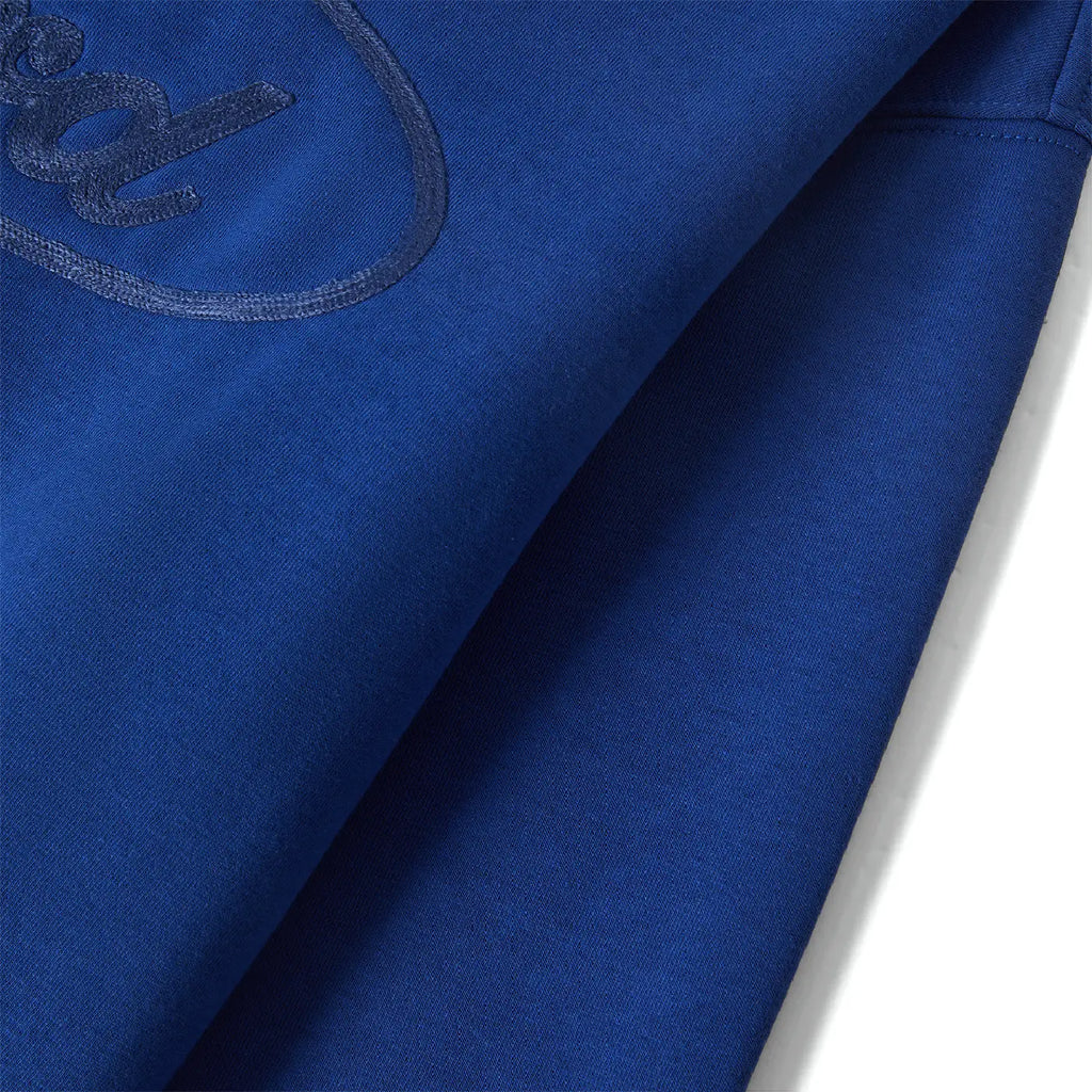 Brixton Ford Number One Fleece  Crew Sweatshirt - Ford Blue - closeup2