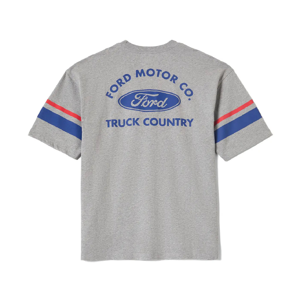 Brixton Ford Truck Country Jersey - Heather Grey - back