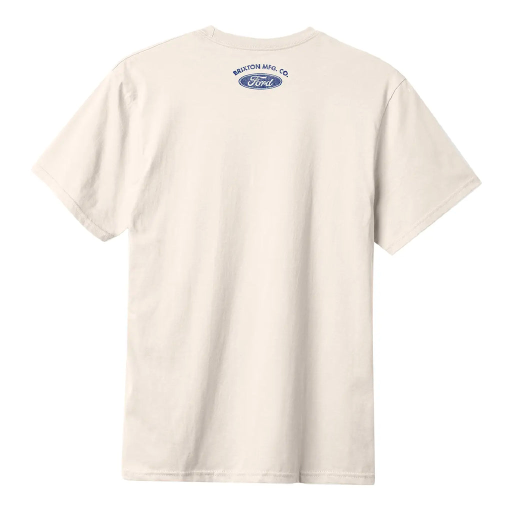 Brixton Ford Country T Shirt - Wimbledon White - back