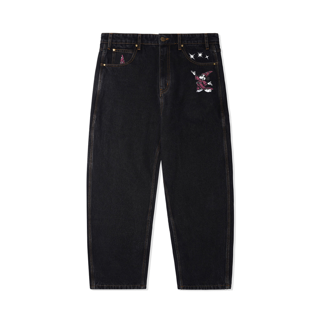 Butter Goods x Disney Fantasia Baggy Denim Jeans - Washed Black - main