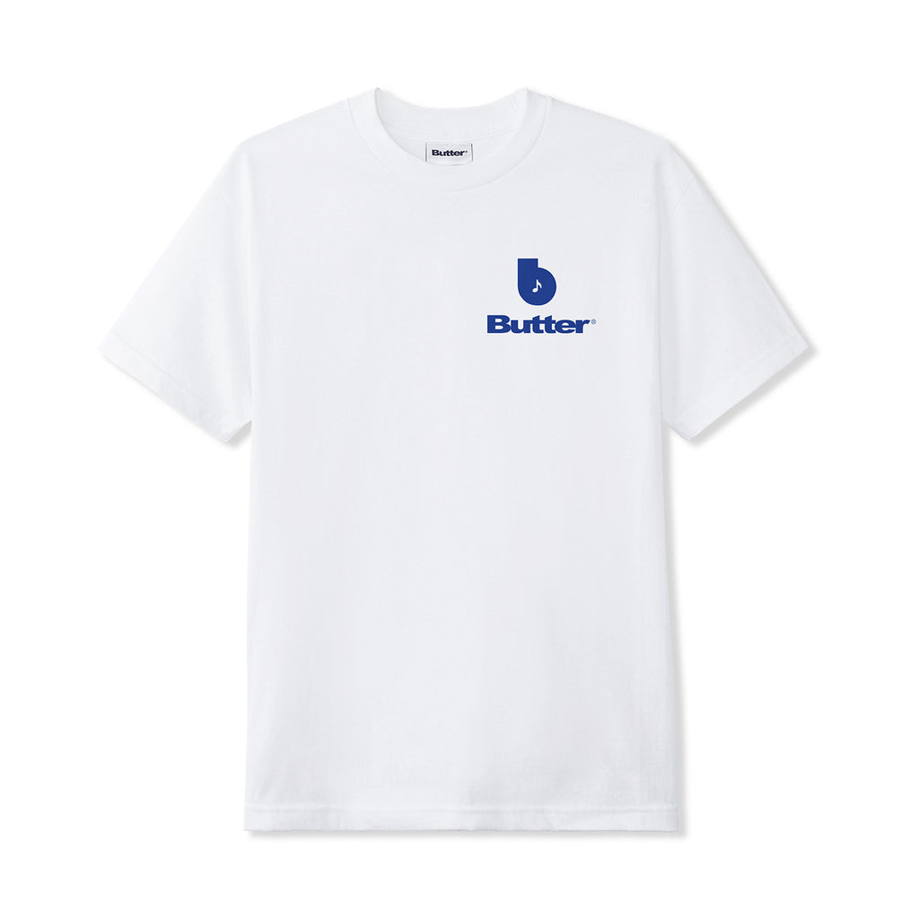 Butter Goods Finest Logo T Shirt - White - front