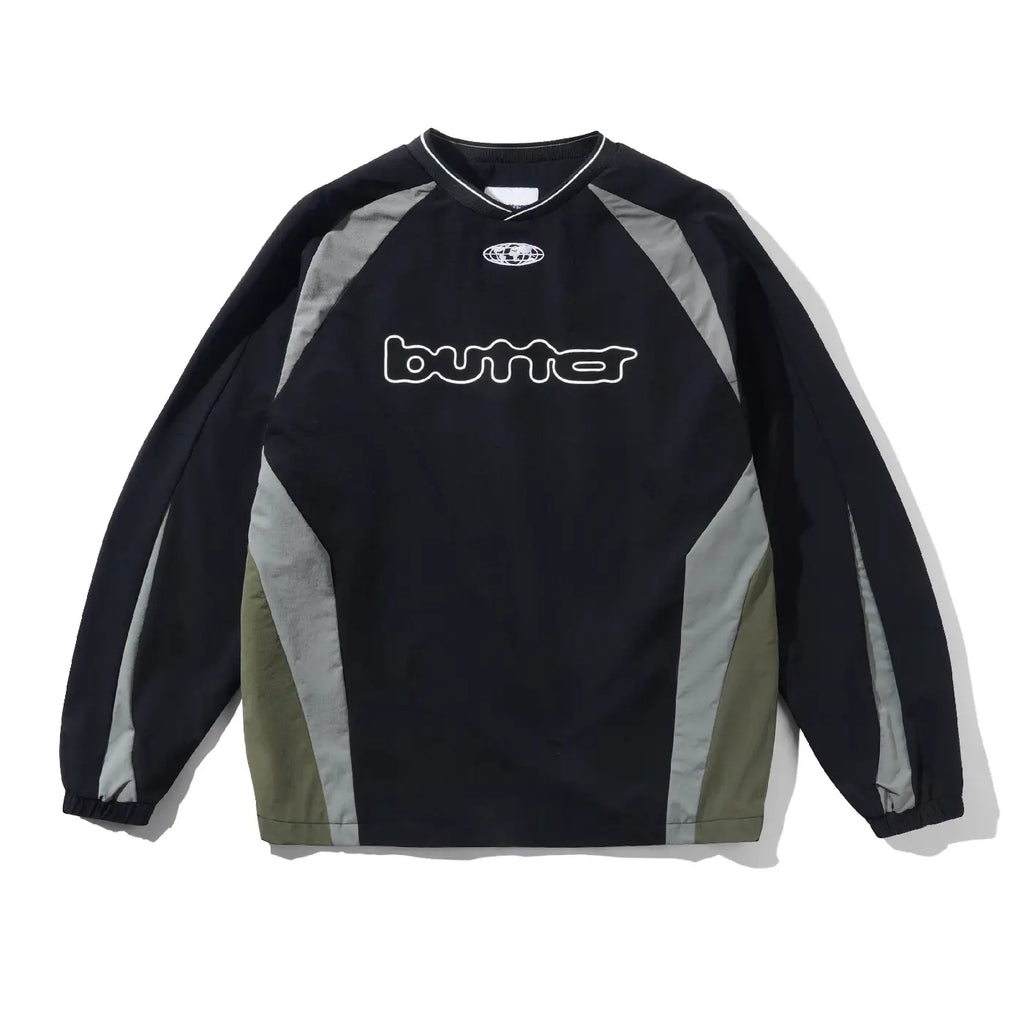 Butter Goods Finta Warmup Pullover Jacket - Black - main