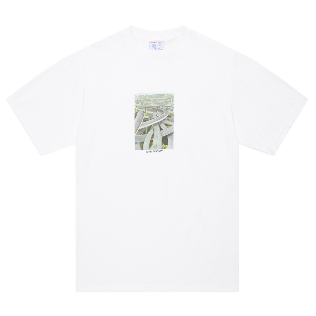 Sci-Fi Fantasy Freeway T Shirt - White