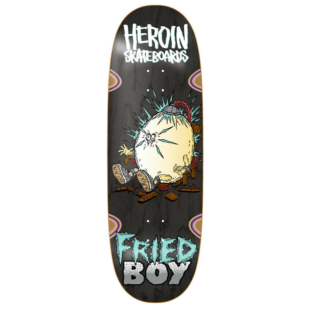 Heroin Skateboards Fried Boy Skateboard deck 10.4" - main