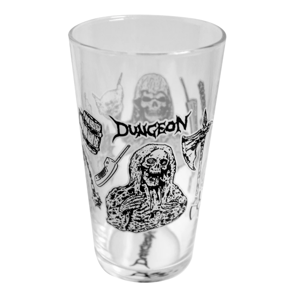Dungeon Nightmare Pint Glass - Glass / Black - main