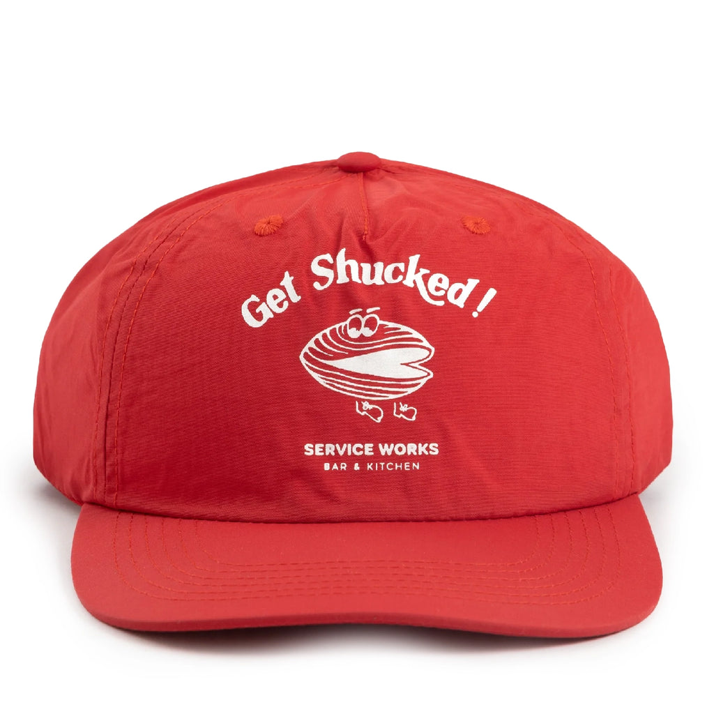 Service Works Get Shucked Cap - Red - front