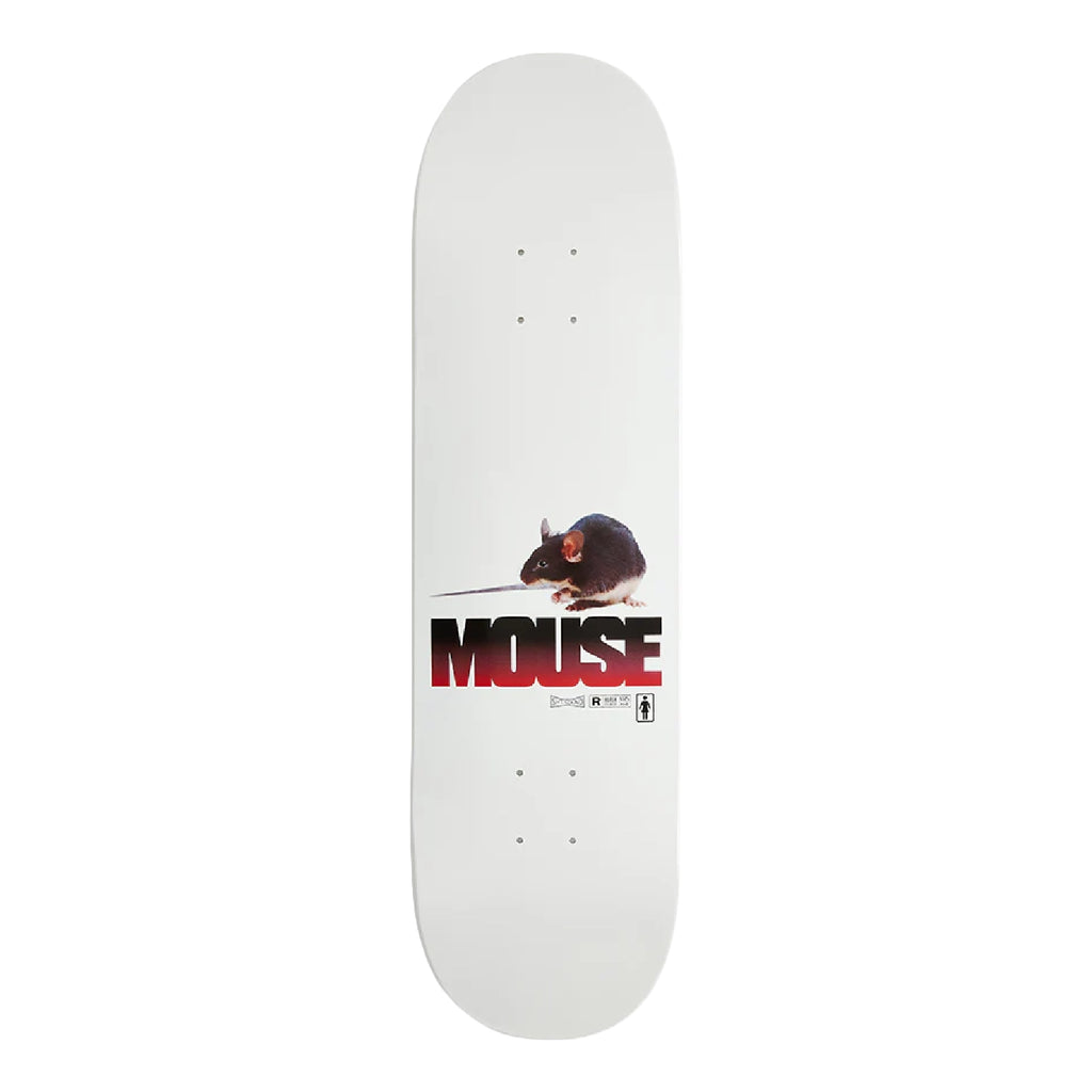 Girl Skateboards Mouse Mike Carroll Skateboard Deck - 8.5" - bottom