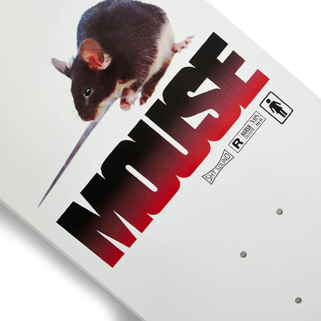 Girl Skateboards Mouse Mike Carroll Skateboard Deck - 8.5" - closeup