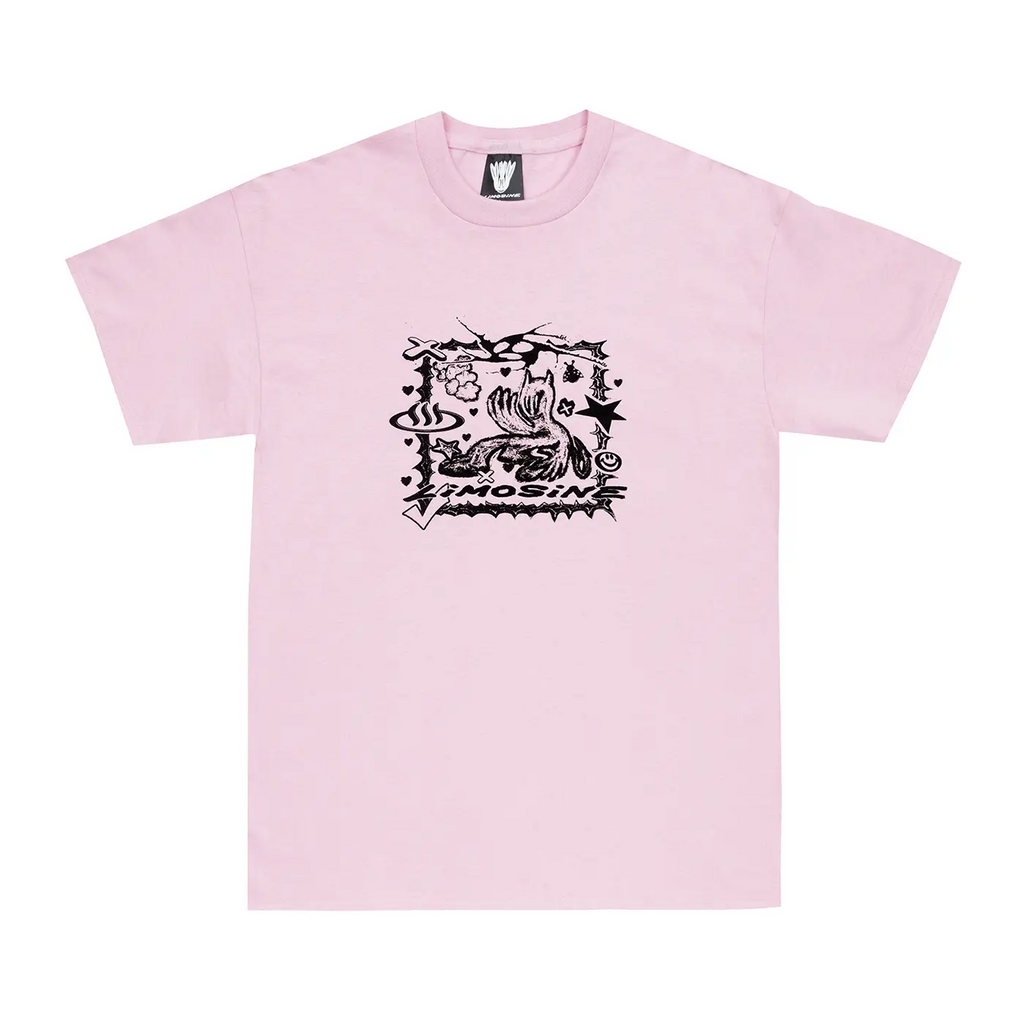 Limosine Skateboards Goonie T Shirt - Pink - main