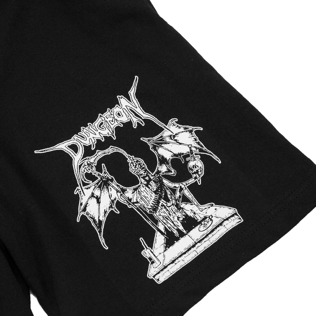 Dungeon Grave Retreat Shorts - Black - closeup