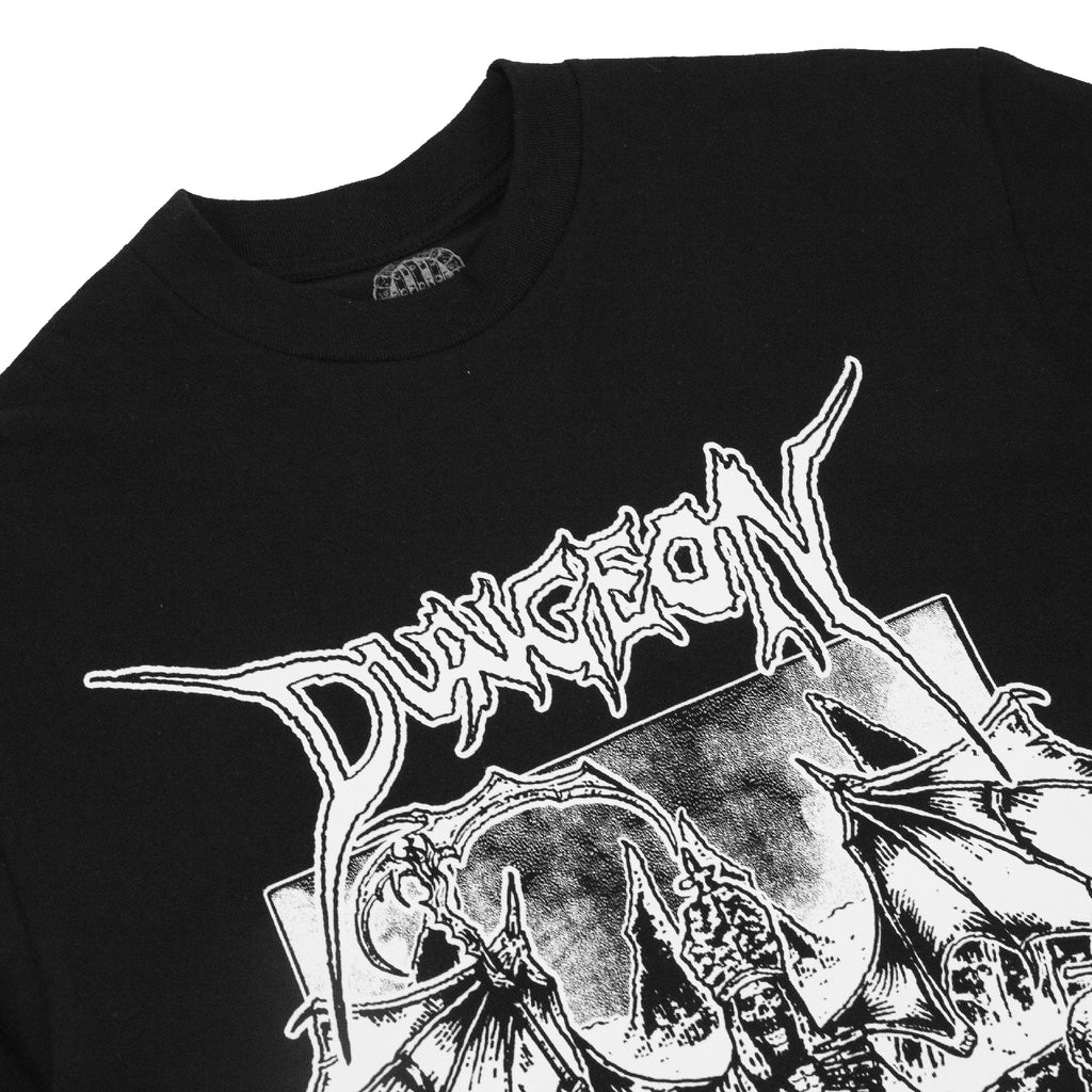 Dungeon Grave Retreat T Shirt - Black - front
