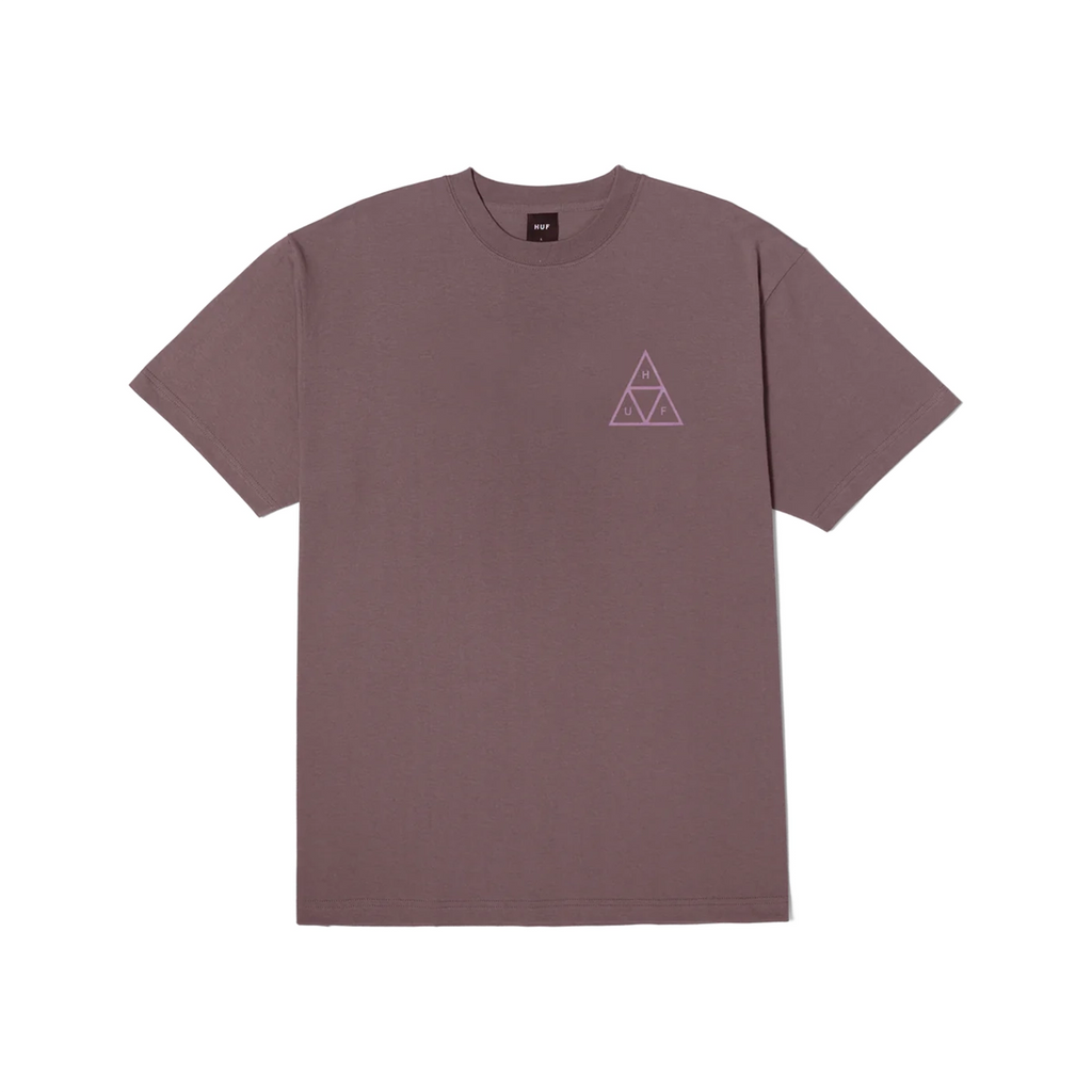 HUF Set Triple Triangle T Shirt - Light Plum - front