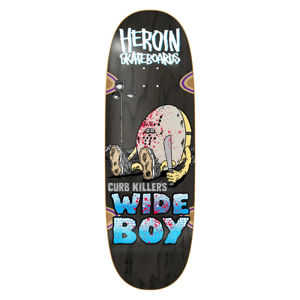 Heroin Skateboards Curb Killer Wide Boy Skateboard deck 10.75" - main