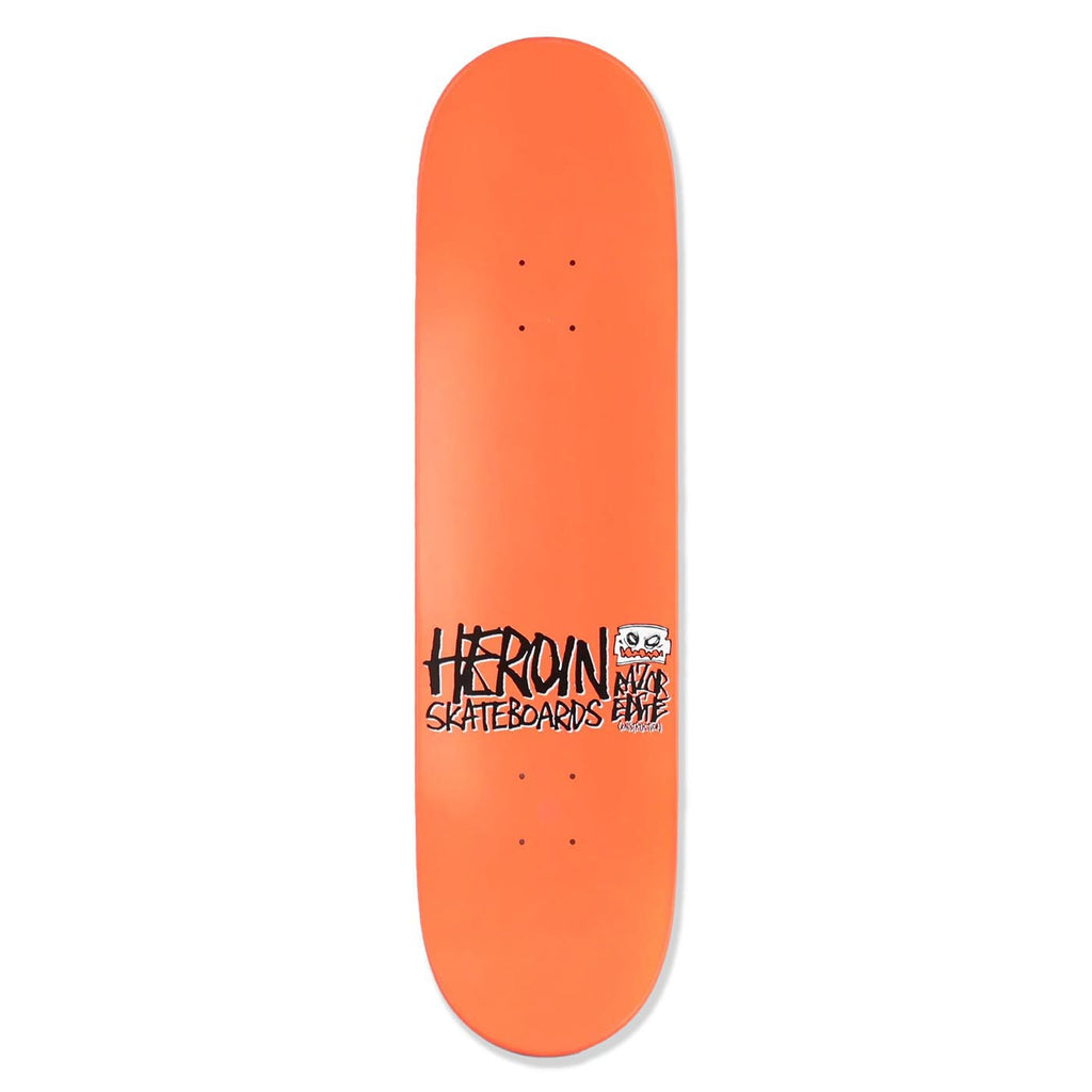 Heroin Skateboards Aaron Wilson Ribs Skateboard deck 8.5"