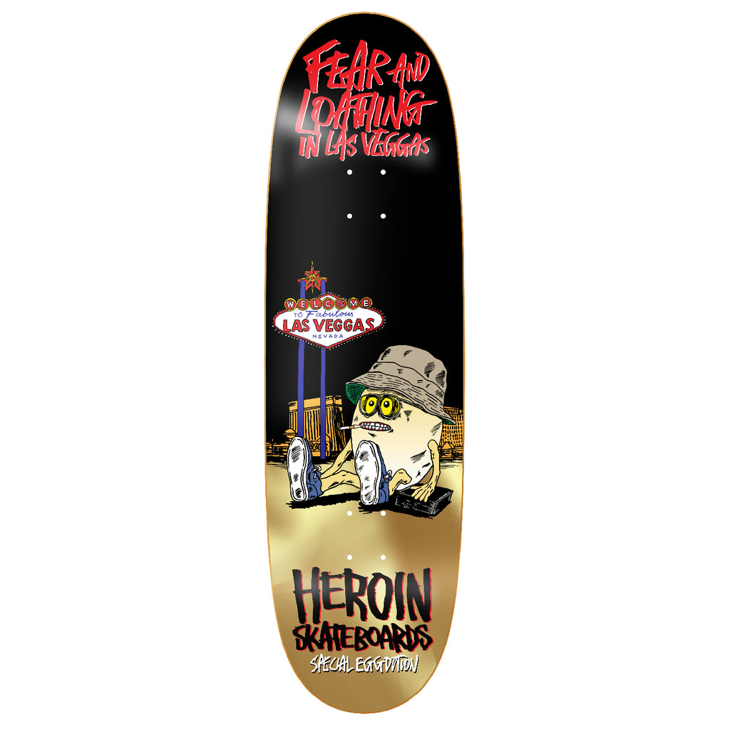 Heroin Skateboards Fear and Loathing Special Eggdition 2025 Skateboard deck 9" - main