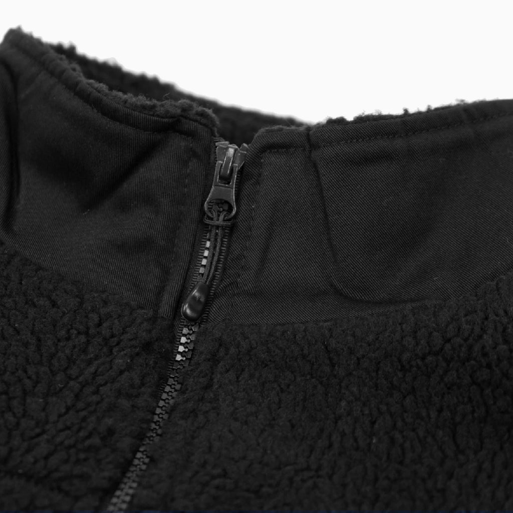 Bored of Southsea High Friends Sherpa Fleece - Black - zip