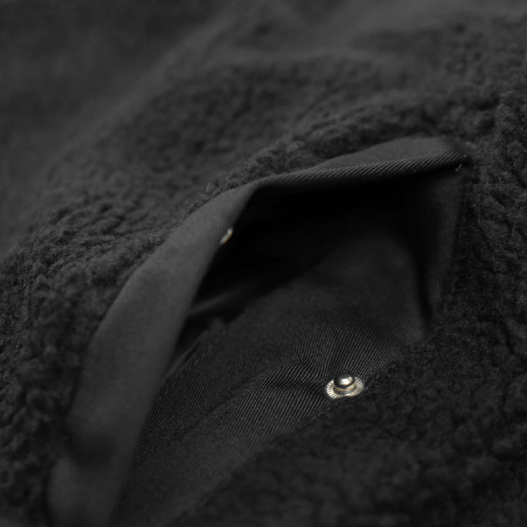 Bored of Southsea High Friends Sherpa Fleece - Black - pocket